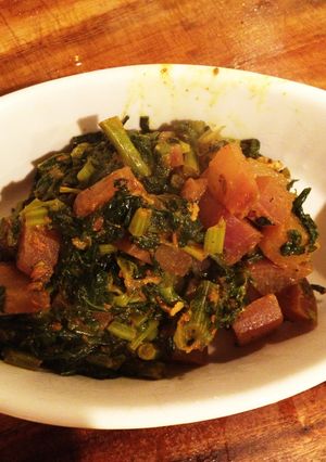 春菊と冬野菜のインドカレー☆酒のツマミ☆-レシピのメイン写真
