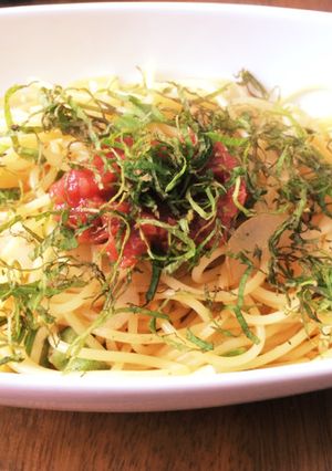 梅肉の和風パスタ-レシピのメイン写真