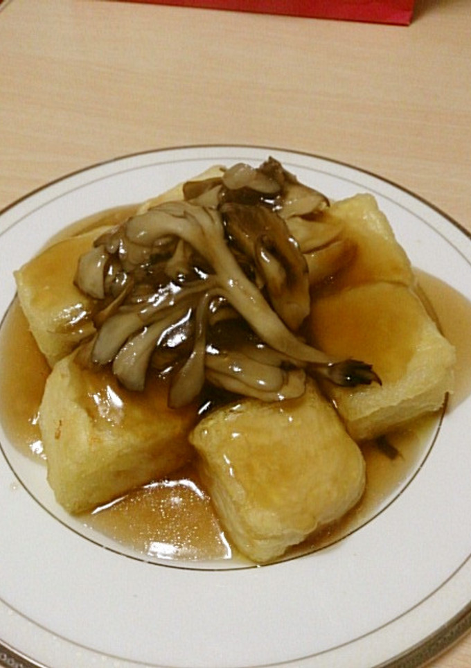 舞茸たっぷり♪揚げ出し豆腐-レシピのメイン写真