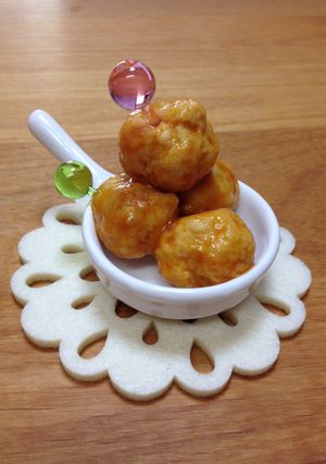 おやこごはん*手作りミートボール-レシピのメイン写真