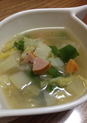 健康食材‼ヤーコンのコンソメスープ☆-レシピのメイン写真