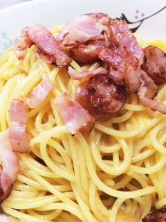 濃厚!釜玉カルボナーラ-レシピのメイン写真