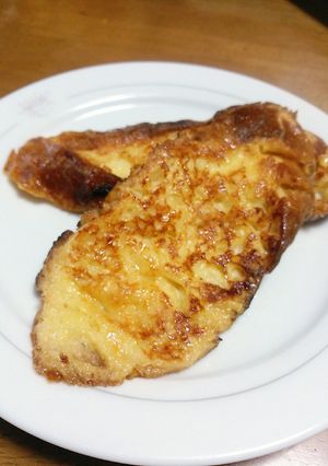 一晩漬け込んだ♪本格的フレンチトースト♡-レシピのメイン写真