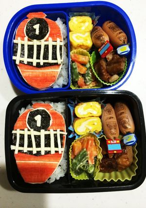 トッキュウジャー☆トッキュウ1号のお弁当-レシピのメイン写真