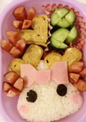 ルクルーゼ30分で時短キャラ弁の作り方-レシピのメイン写真