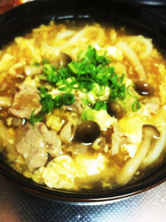 あんかけキノコうどん-レシピのメイン写真