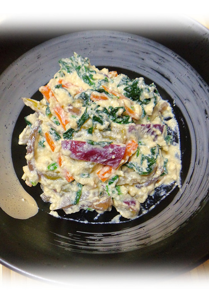 五色野菜の白和え-レシピのメイン写真