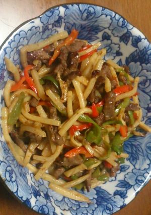 ピリ辛青椒肉絲(チンジャオロースー)-レシピのメイン写真