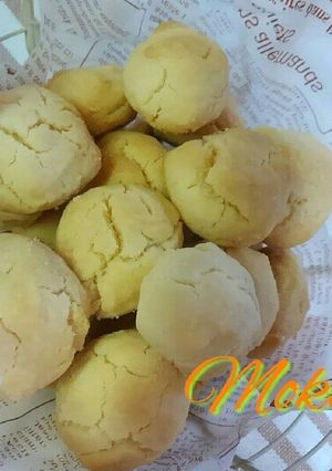 材料3つ♪キュートなコロコロビスケット★-レシピのメイン写真