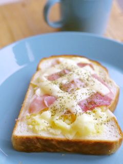 <朝パン>マッシュポテトと生ハムのっけ-レシピのメイン写真