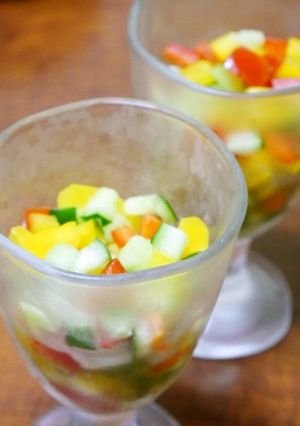 めちゃくちゃ簡単！パプリカのピクルス♪-レシピのメイン写真