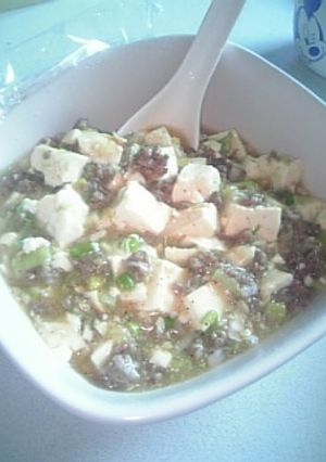 辛くない！あっさりネギ塩麻婆豆腐-レシピのメイン写真