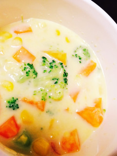 【離乳食】野菜たっぷりコーンスープ-レシピのメイン写真