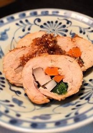 鶏むね肉のロール焼き-レシピのメイン写真