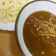 なすとえのきのカレーつけうどん