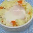 ポテサラエッグのココットカマン