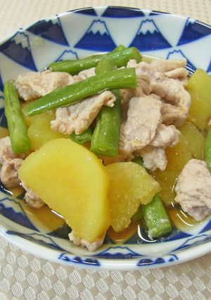 豚肉とさつまいもの煮物-レシピのメイン写真