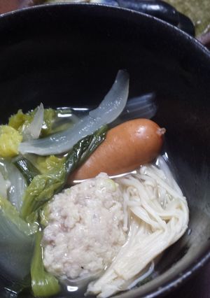 ☺鍋の季節に欠かせない★絶賛鶏だんご♪-レシピのメイン写真