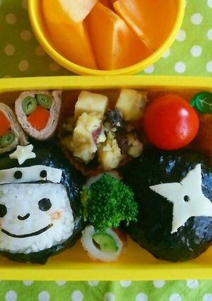 忍者おにぎり弁当☆-レシピのメイン写真