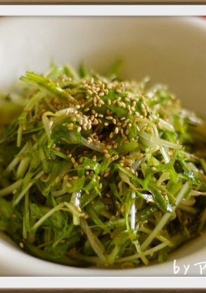 水菜ともやしのナムル-レシピのメイン写真