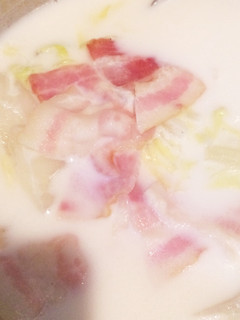あっという間に白菜のミルク煮-レシピのメイン写真