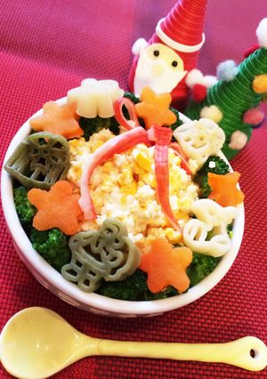 簡単☆クリスマスリース風ココットカマン-レシピのメイン写真
