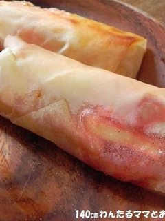 春巻きの皮で簡単★ホットアップルパイ-レシピのメイン写真