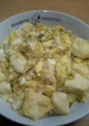 豆腐としらすの卵炒め-レシピのメイン写真