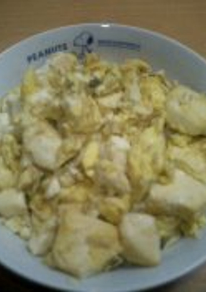 豆腐としらすの卵炒め-レシピのメイン写真