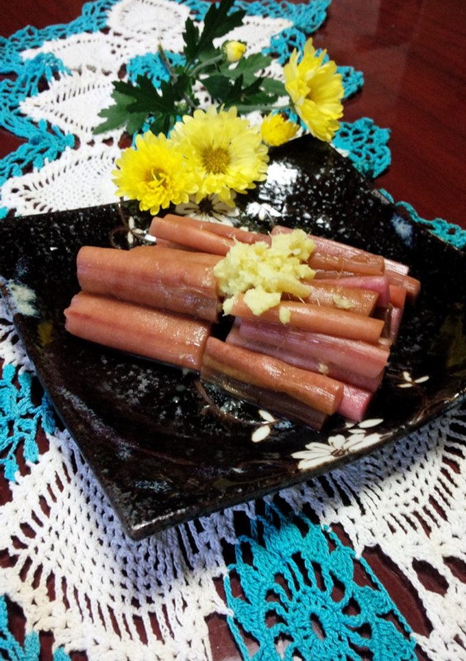 ♡ママの味♡ずいきの酢の物♡-レシピのメイン写真