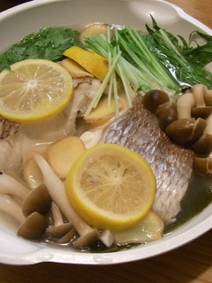 昆布と塩レモンで鯛の和風アクアパッツァ-レシピのメイン写真