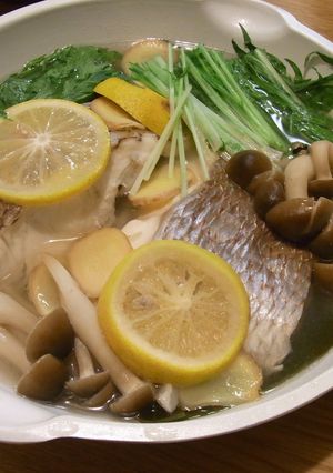 昆布と塩レモンで鯛の和風アクアパッツァ-レシピのメイン写真