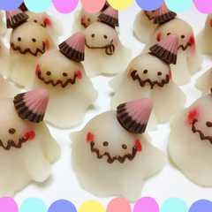 もちもち☆かわいい求肥のおばけちゃん！-レシピのメイン写真