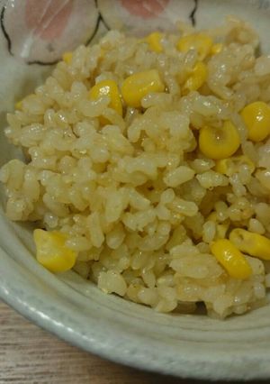 バター香る☆コーンの炊き込みご飯-レシピのメイン写真