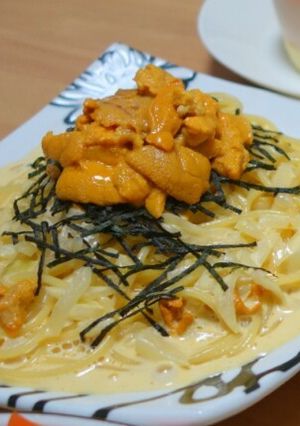 簡単美味い!!ウニのクリームパスタ♪-レシピのメイン写真