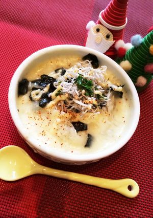 男飯!簡単じゃこ海苔餅のココットカマン-レシピのメイン写真