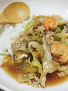 ♡ 次の日はクリーム煮で♡簡単中華丼-レシピのメイン写真