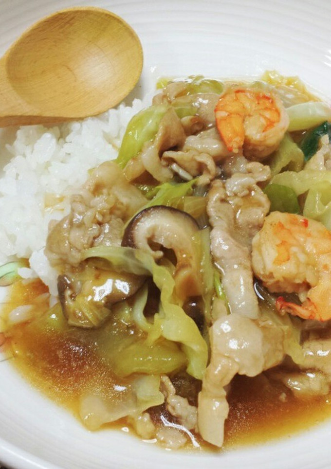 ♡ 次の日はクリーム煮で♡簡単中華丼-レシピのメイン写真