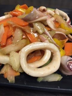 烏賊とセロリの海鮮炒め-レシピのメイン写真