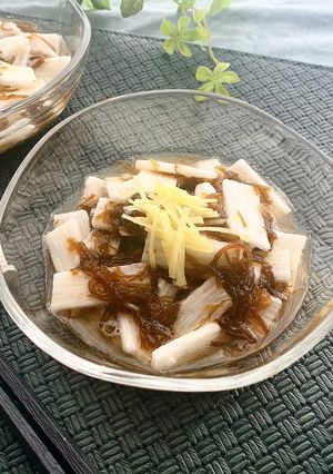 速攻♡長芋ともずく酢の和えるだけ♪-レシピのメイン写真