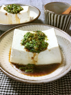 湯豆腐(ニラだれ)-レシピのメイン写真