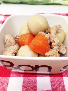 ホッとする味!里芋と豚肉の煮物-レシピのメイン写真