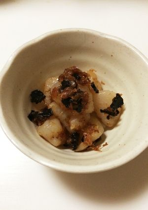 手作りこんにゃくの梅炒め-レシピのメイン写真