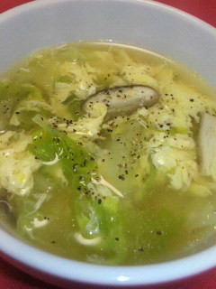 白菜と卵のあったかスープ-レシピのメイン写真