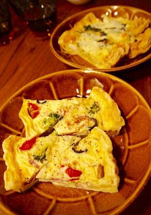 ベーコンと5種の野菜のキッシュ-レシピのメイン写真