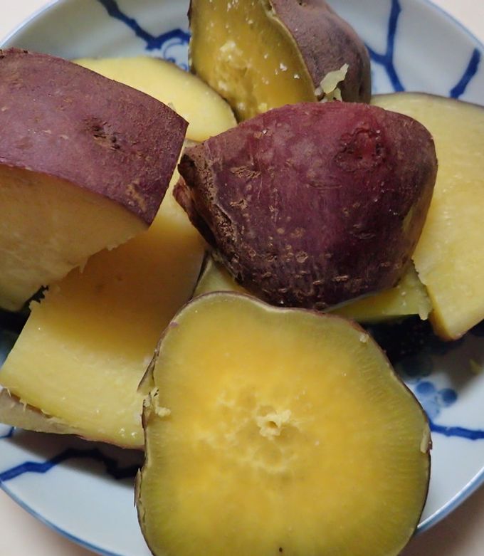 田舎のおやつ☆ふかしいも-レシピのメイン写真