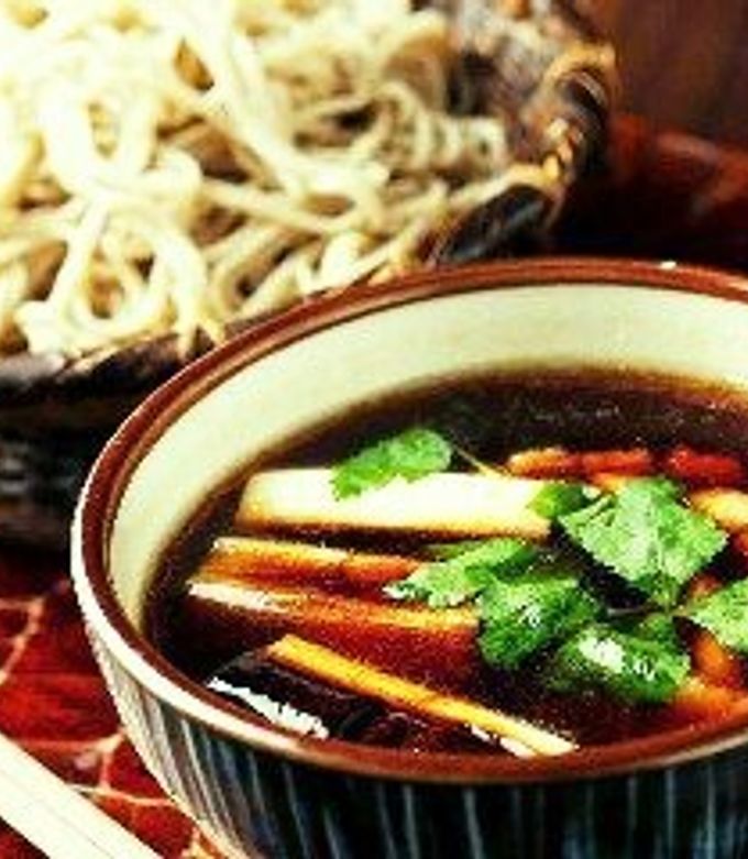 柚子香る。あさりと炙り葱のセイロ蕎麦！-レシピのメイン写真