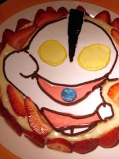 ウルトラマンケーキ-レシピのメイン写真