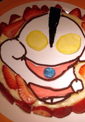 ウルトラマンケーキ-レシピのメイン写真