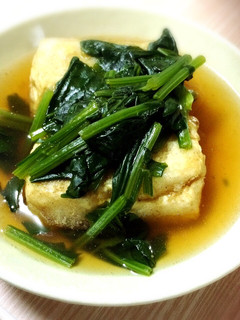 揚げだし豆腐ほうれん草餡かけ❤-レシピのメイン写真